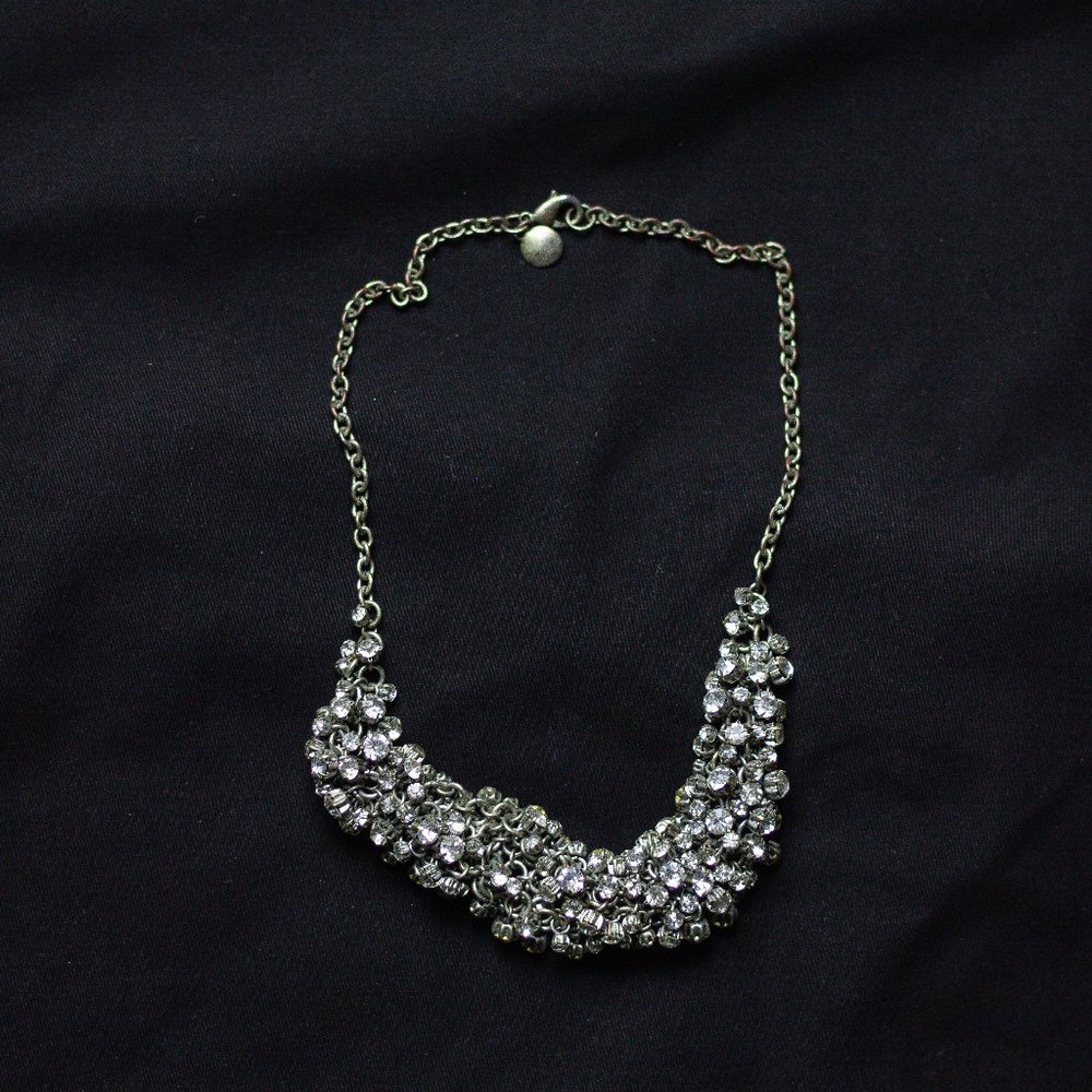 Chunky Art Deco Crystal Necklace